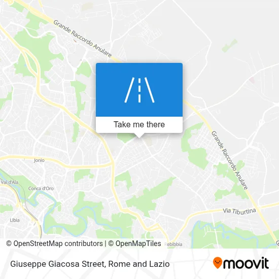 Giuseppe Giacosa Street map
