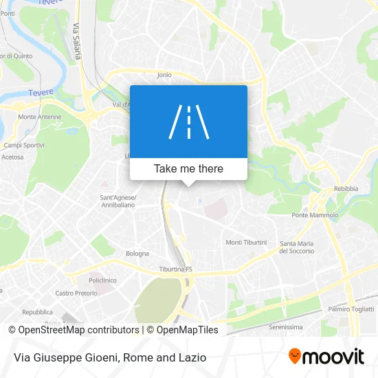 Giuseppe Gioeni Street map