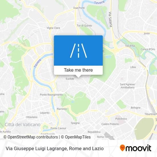 Giuseppe Luigi Lagrange Street map