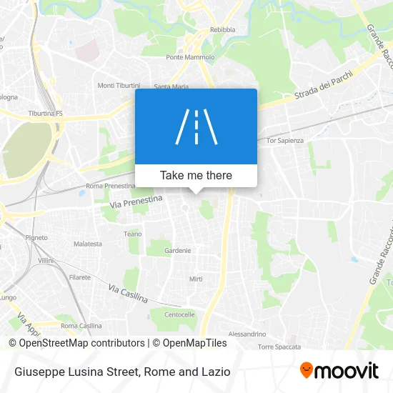 Giuseppe Lusina Street map