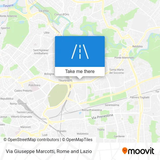 Giuseppe Marcotti Street map