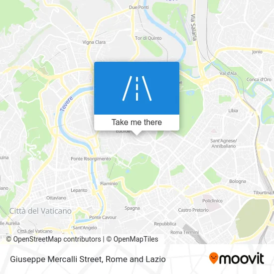 Giuseppe Mercalli Street map