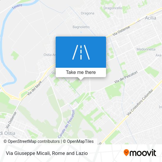 Via Giuseppe Micali map
