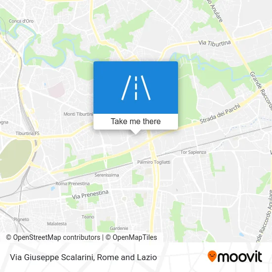 Giuseppe Scalarini Street map
