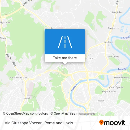 Giuseppe Vaccari Street map