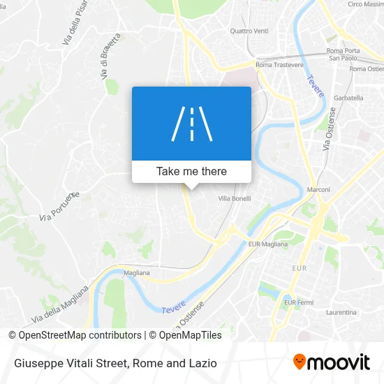 Giuseppe Vitali Street map