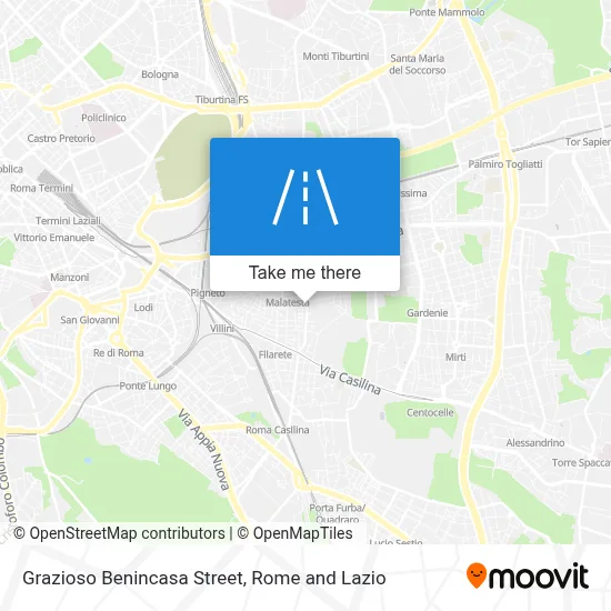 Grazioso Benincasa Street map