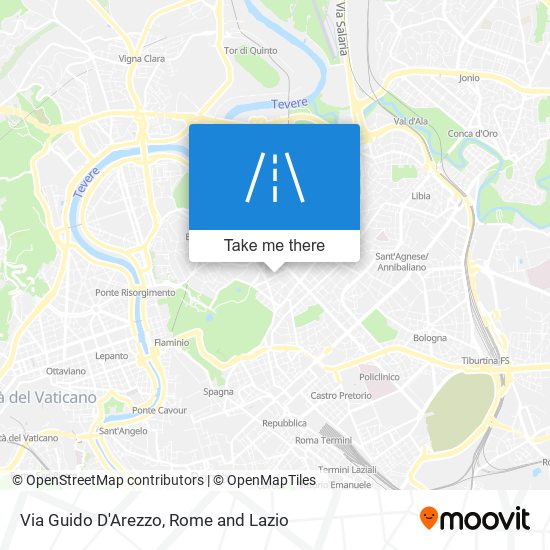 How to get to Via Guido D Arezzo in Roma by Bus Metro Light Rail