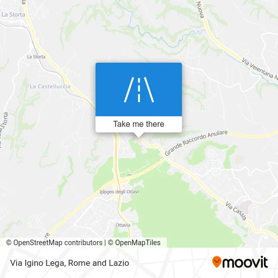 Via Igino Lega map