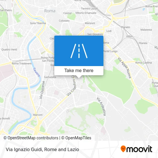 Ignazio Guidi Street map