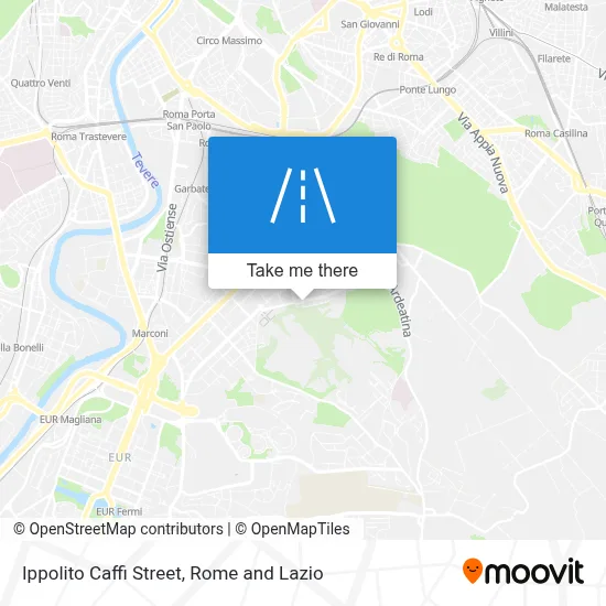 Ippolito Caffi Street map
