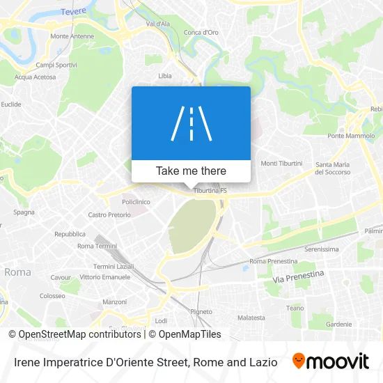 Irene Imperatrice D'Oriente Street map