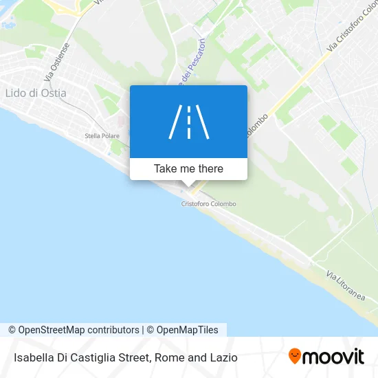 Isabella Di Castiglia Street map