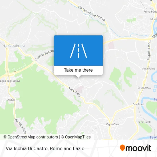 Ischia Di Castro Street map