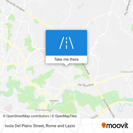 Isola Del Piano Street map