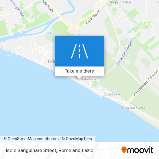 Isole Sanguinare Street map