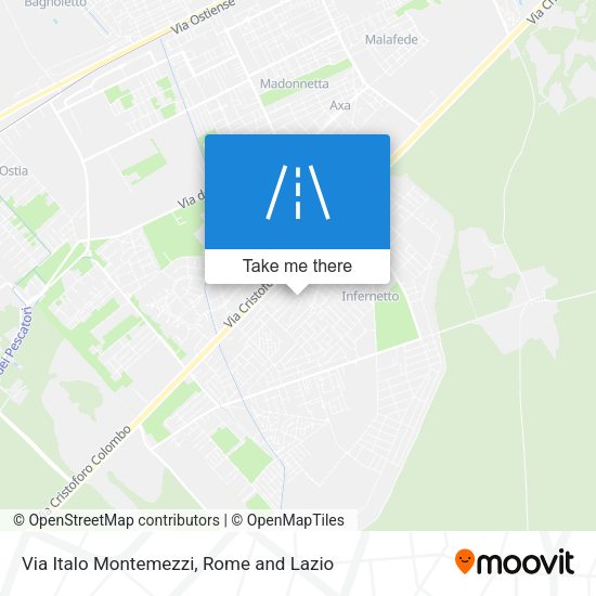 Via Italo Montemezzi map