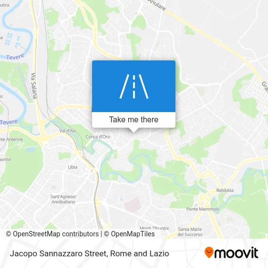 Jacopo Sannazzaro Street map