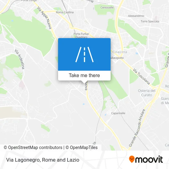 Lagonegro Street map