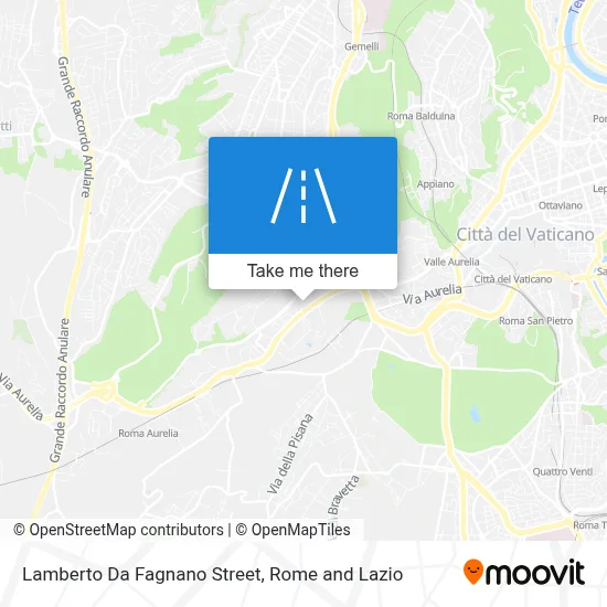 Lamberto Da Fagnano Street map