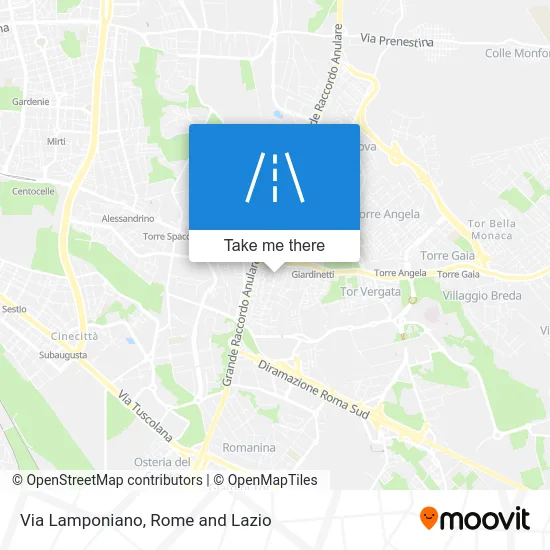 Lamponiano Street map