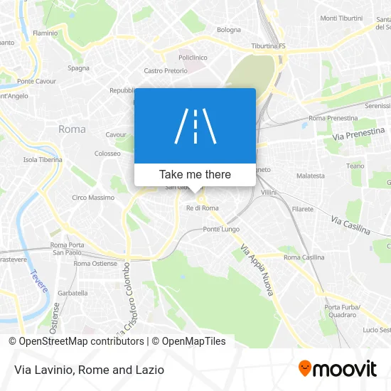 Lavinio Street map
