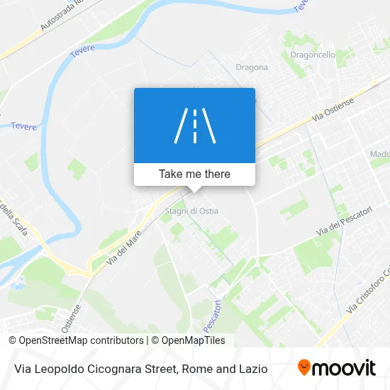 Via Leopoldo Cicognara Street map