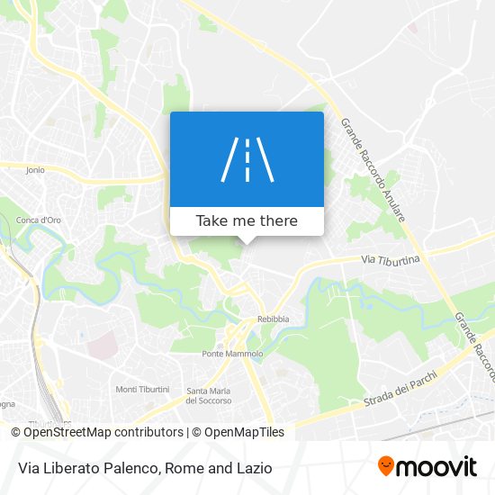 Via Liberato Palenco map