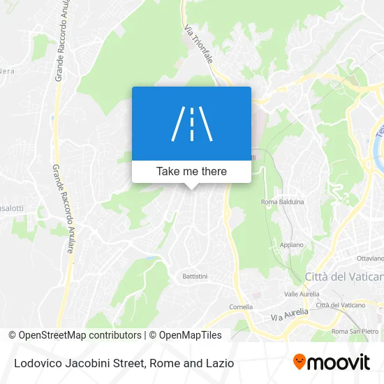 Lodovico Jacobini Street map