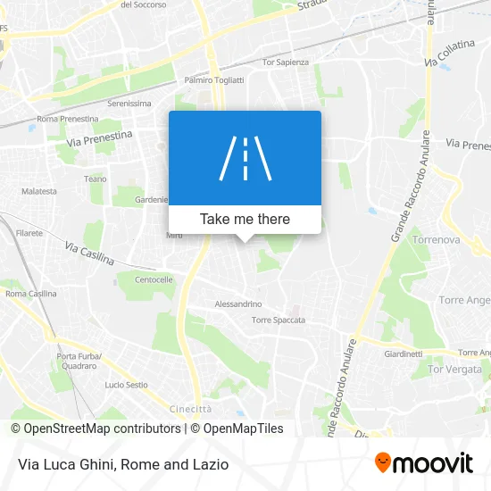 Luca Ghini Street map
