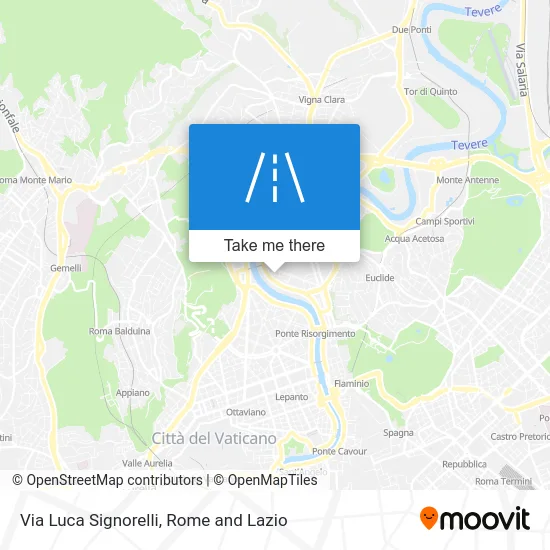 Via Luca Signorelli map