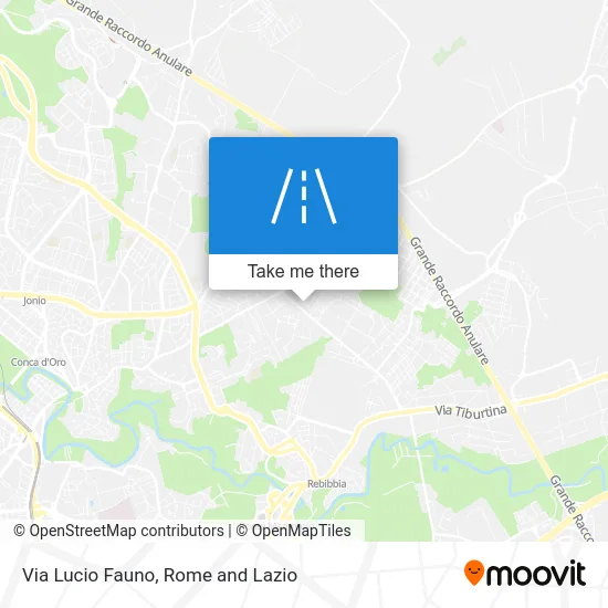 Lucio Fauno Street map