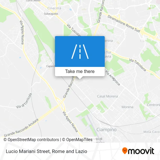 Lucio Mariani Street map