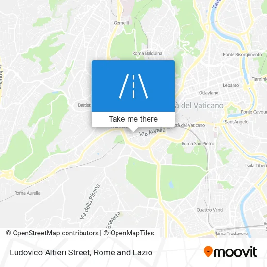 Ludovico Altieri Street map