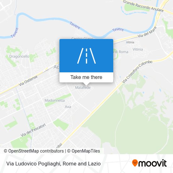 Via Ludovico Pogliaghi map
