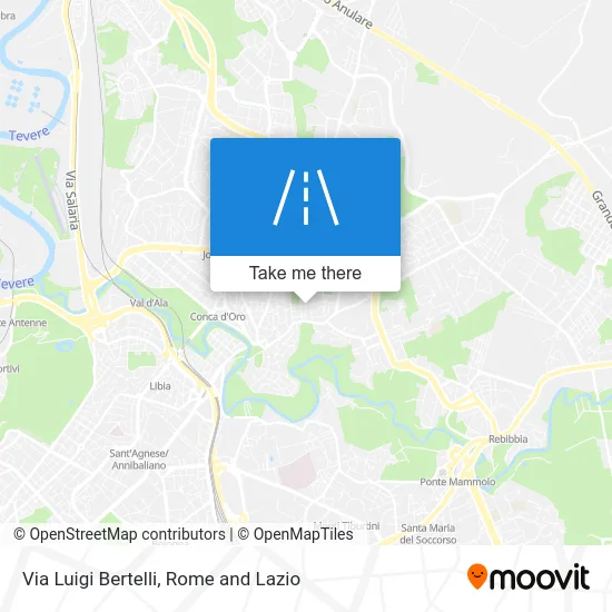 Luigi Bertelli Street map