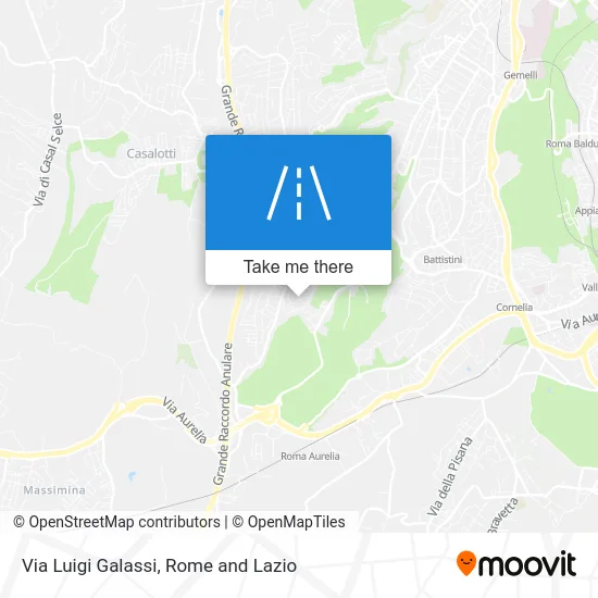 Luigi Galassi Street map