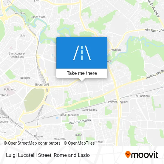Luigi Lucatelli Street map