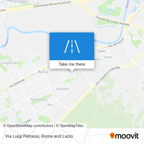 Luigi Petrassi Street map