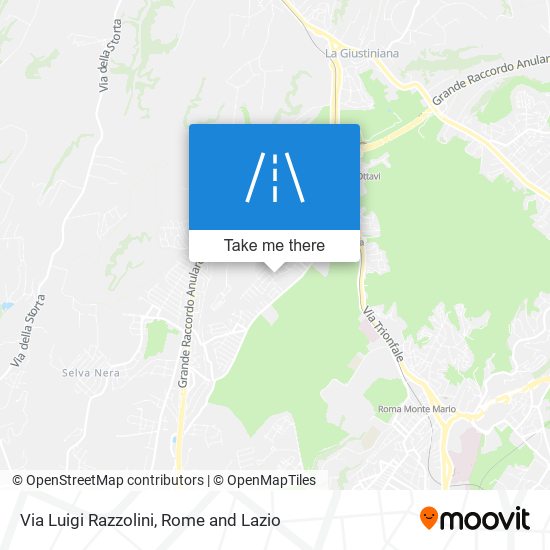 Via Luigi Razzolini map
