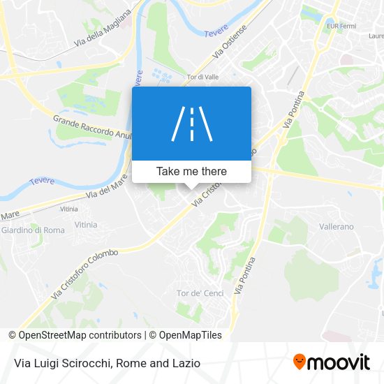 Via Luigi Scirocchi map