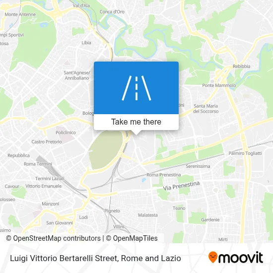 Luigi Vittorio Bertarelli Street map
