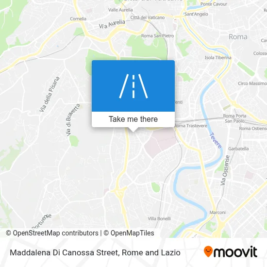 Maddalena Di Canossa Street map