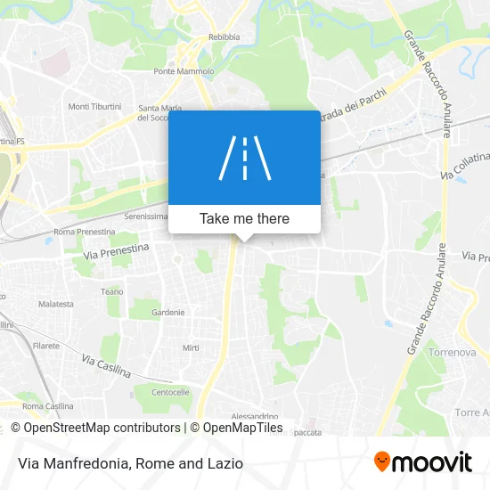 Manfredonia Street map