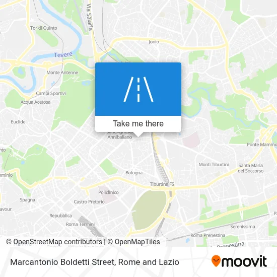 Marcantonio Boldetti Street map