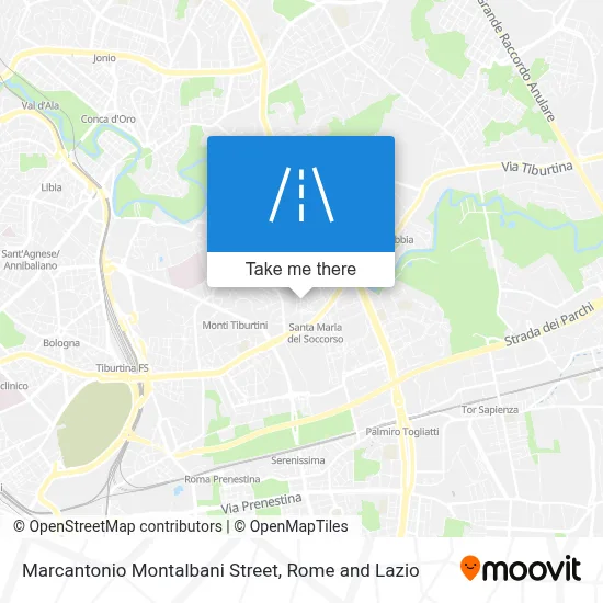 Marcantonio Montalbani Street map
