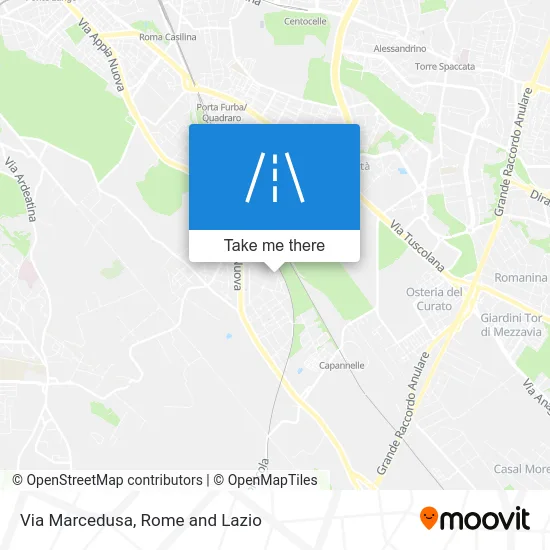 Marcedusa Street map