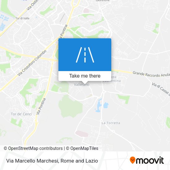 Via Marcello Marchesi map