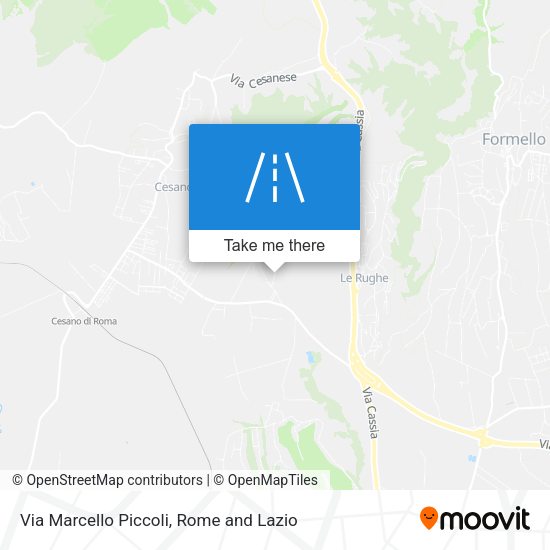 Via Marcello Piccoli map