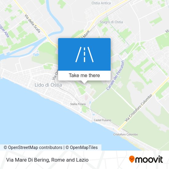 Via Mare Di Bering map
